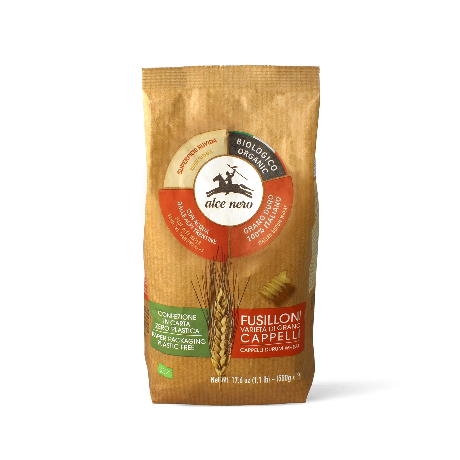 Image of Fusilloni di grano duro Cappelli biologici