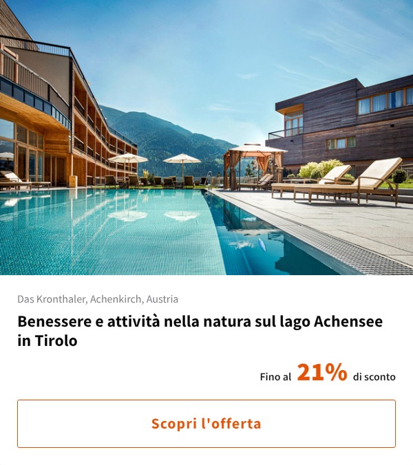 Benessere e attività nella natura sul lago Achensee in Tirolo