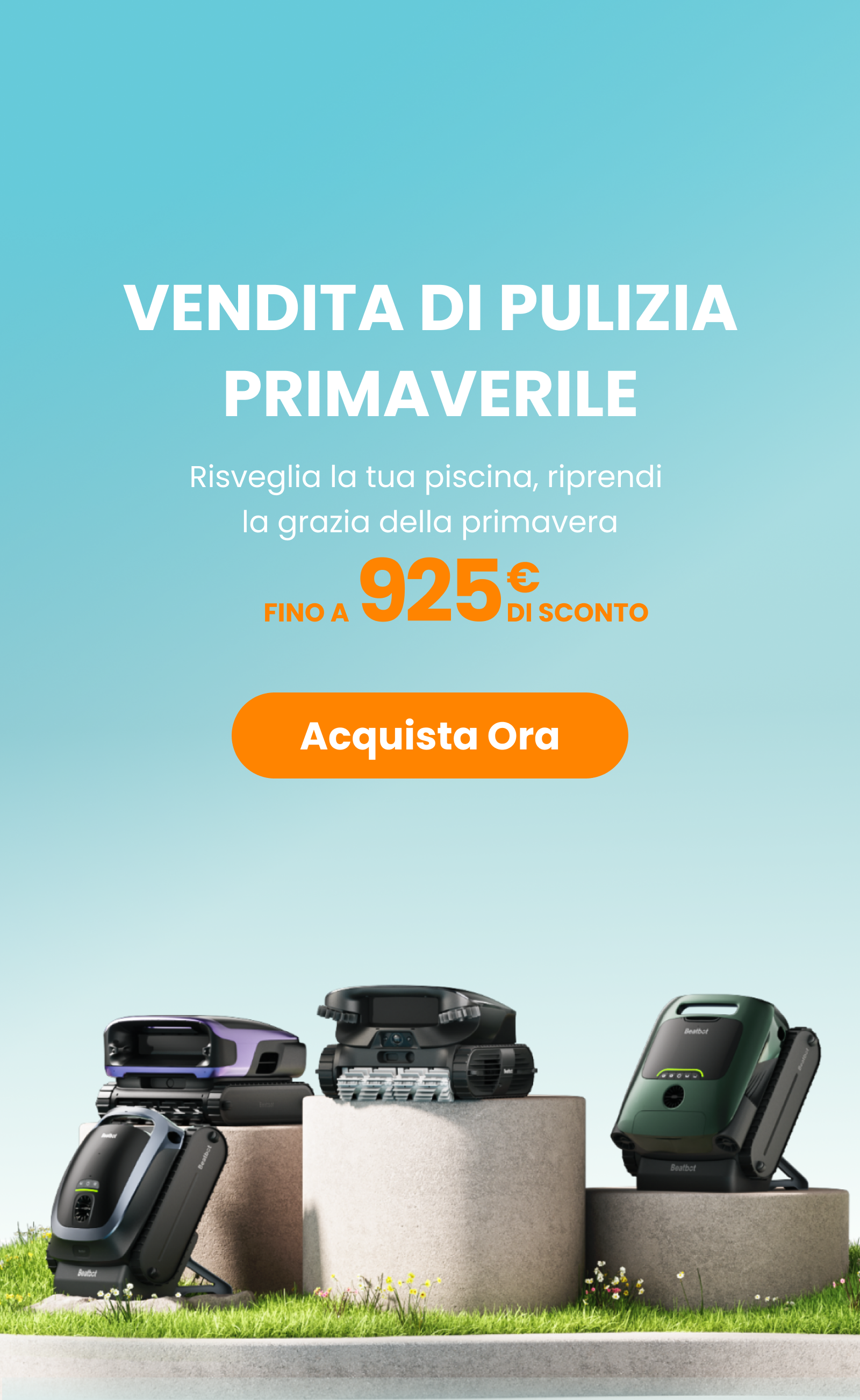 La tua piscina è pronta per un aggiornamento — fino al 925€ di sconto.