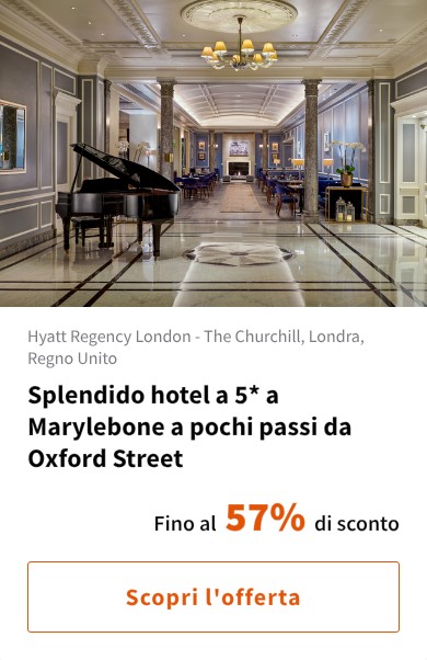 Splendido hotel a 5* a Marylebone a pochi passi da Oxford Street