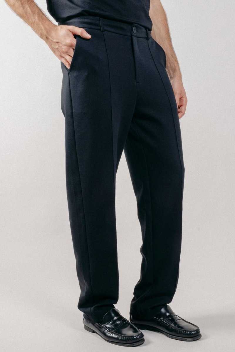 Pantalone Chino in Interlock Black