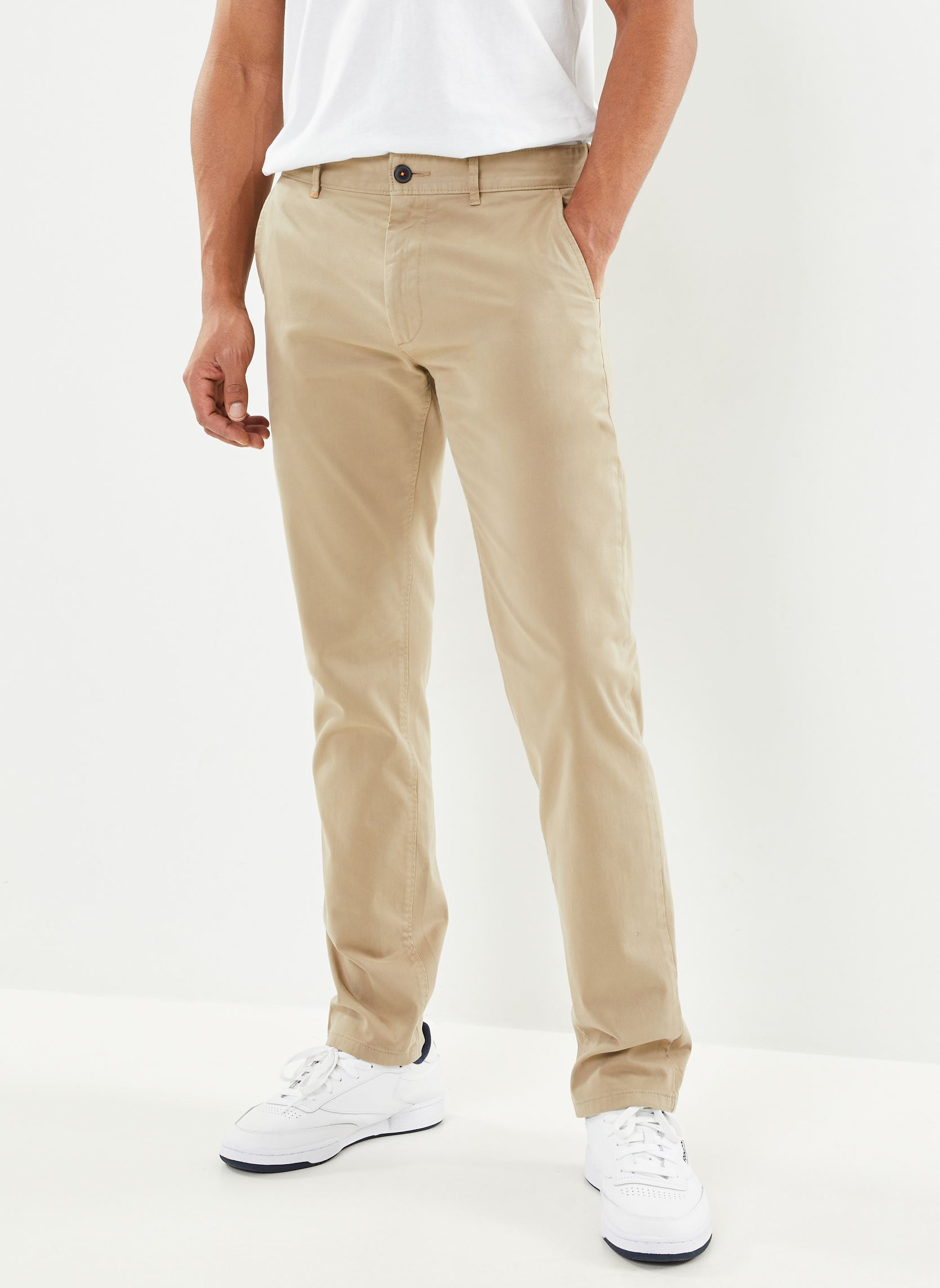 BOSS Pantalons chino Chino_slim homme marron