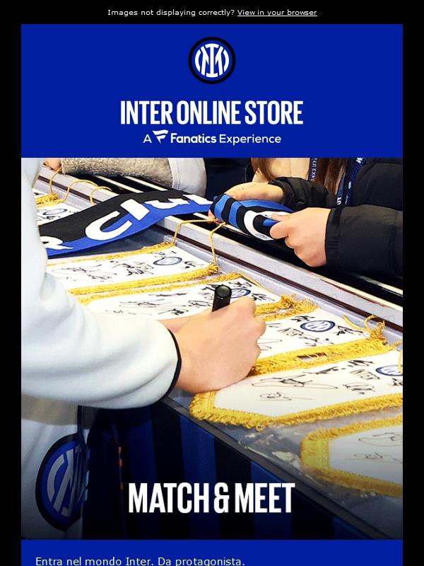 Match & Meet i tuoi giocatori del cuore ⚫🔵