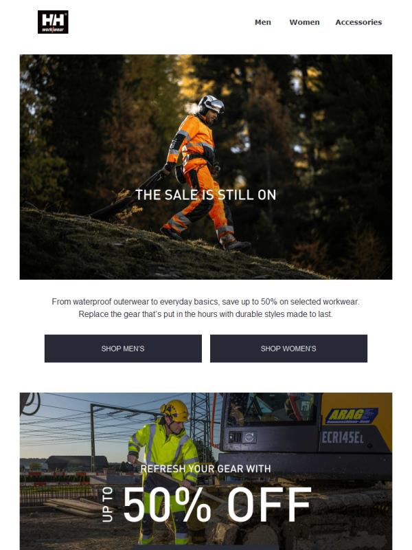 The Sale Is Still On: Save Up to 50%