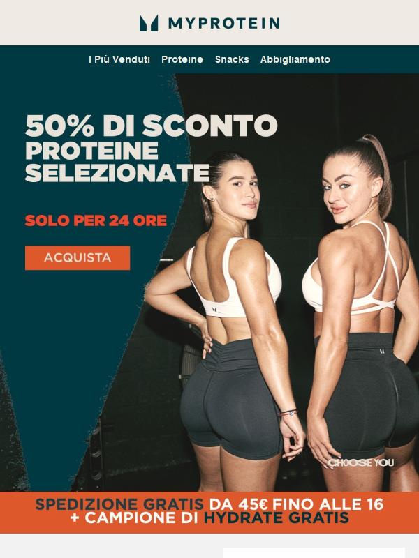 Spedizione Gratis + 50% di Sconto 🎉