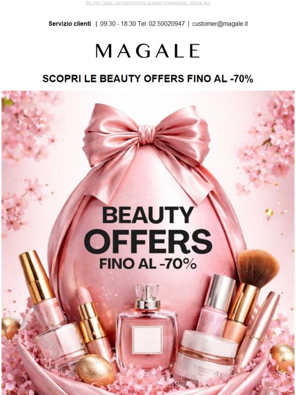 Una pasqua con sconti fino al 70% su tantissimi prodotti!✨💖