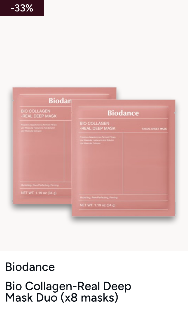 Biodance Bio Collagen-Real Deep Mask Duo (x8 masks)
