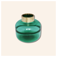 VASE POSITANO BELLY GREEN 21CM