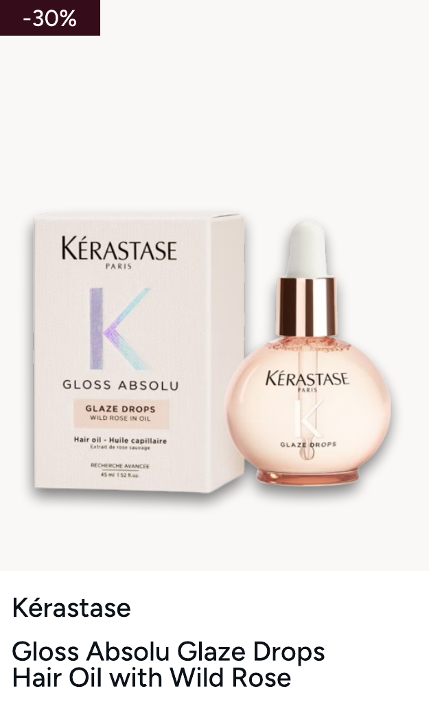 Kérastase Gloss Absolu Glaze Drops Hair Oil with Wild Rose 45ml