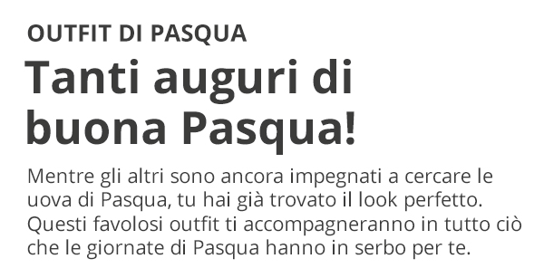 Tanti auguri di buona Pasqua!