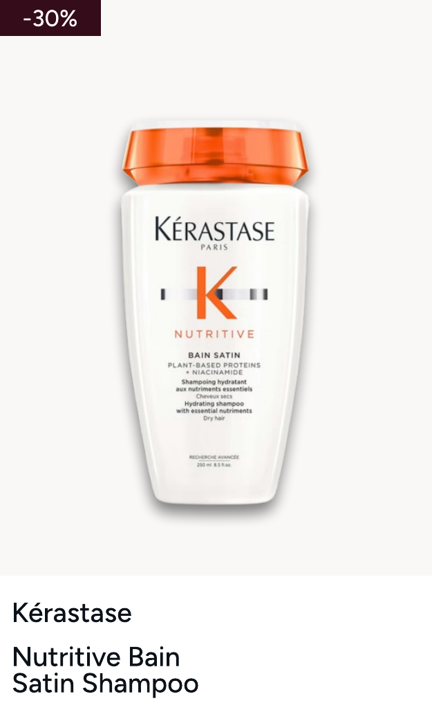 Kérastase Nutritive Bain Satin Shampoo Idratante per Capelli Secchi 250 ml