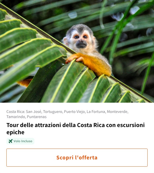 Tour delle attrazioni della Costa Rica con escursioni epiche