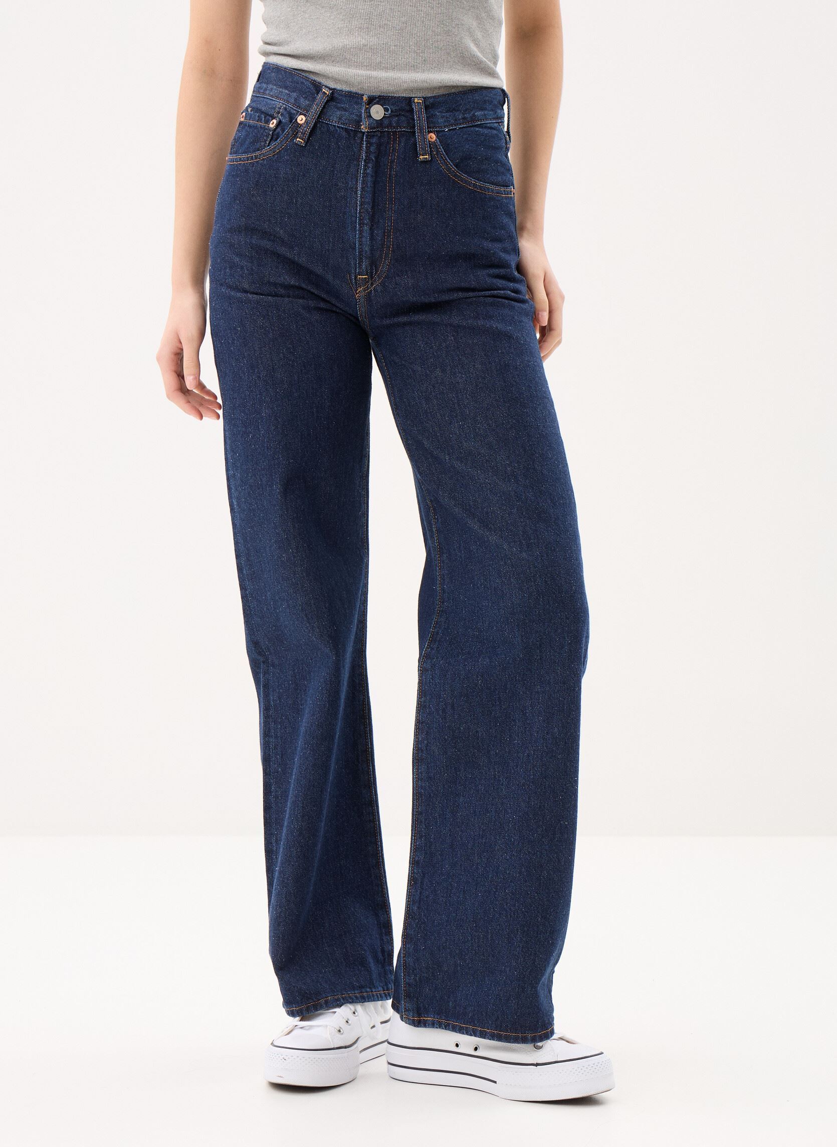 Levi's Jeans larghi Ribcage Wide Leg donna blu