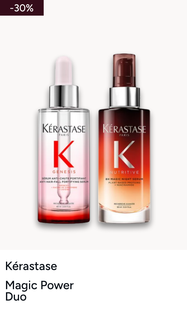 Kérastase Magic Power Duo, Genesis Anti-Chute Fortifiant Serum 90ml and Nutritive 8H Night Serum 90ml