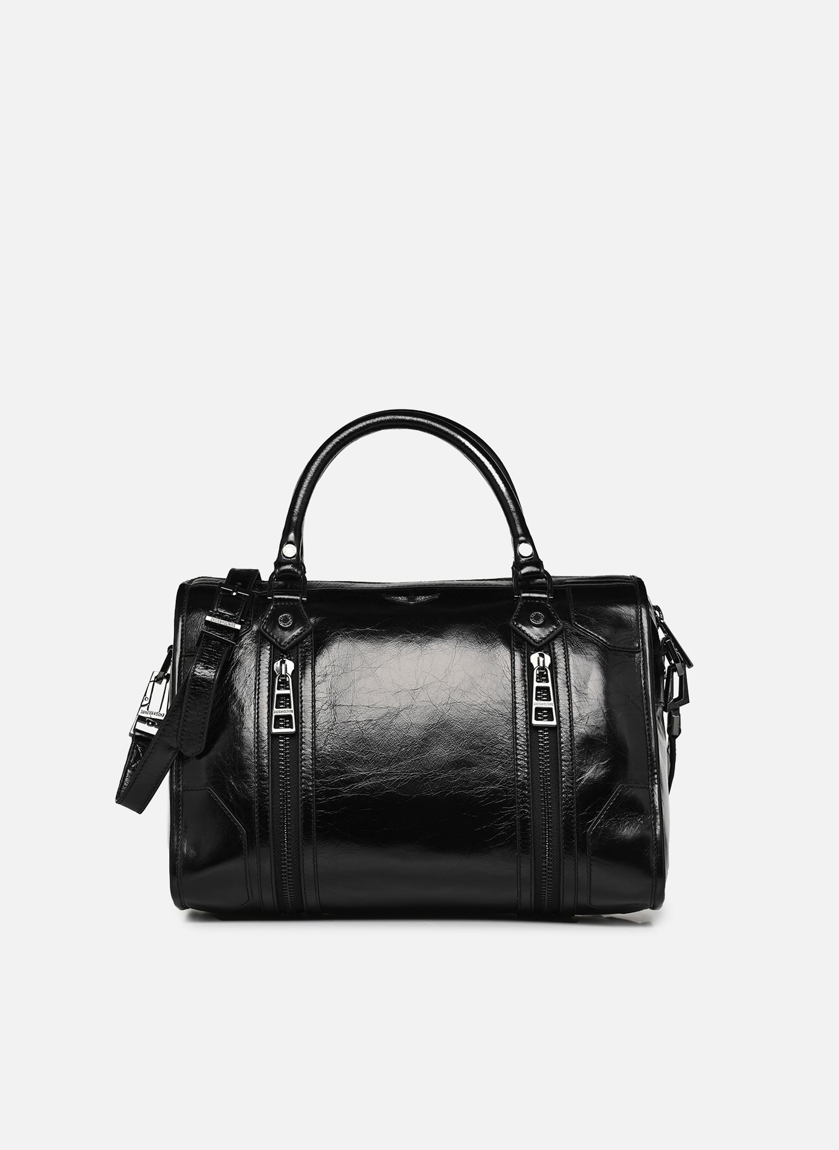 Zadig & Voltaire Borse a mano Sunny Medium #2 Vintage Patent donna nero