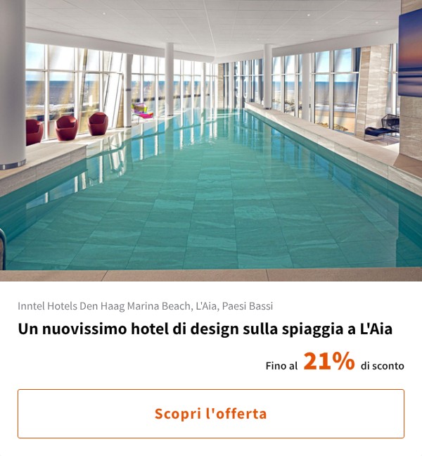 Un nuovissimo hotel di design sulla spiaggia a L'Aia