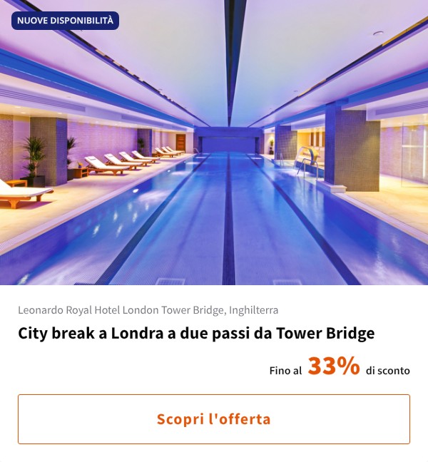 City break a Londra a due passi da Tower Bridge
