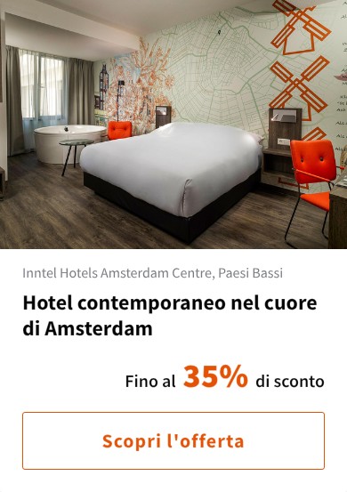 Hotel contemporaneo nel cuore di Amsterdam
