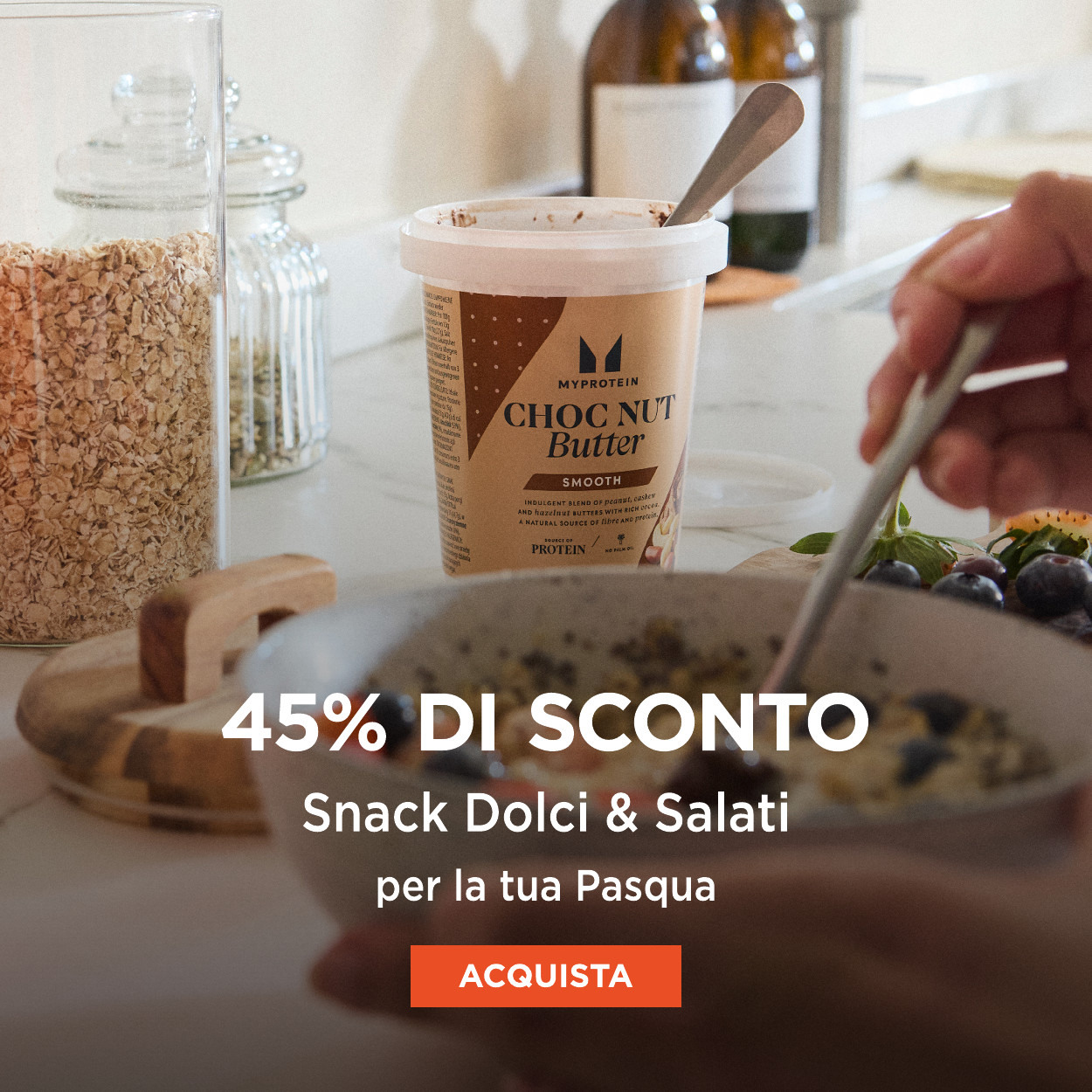 45% di sconto snack