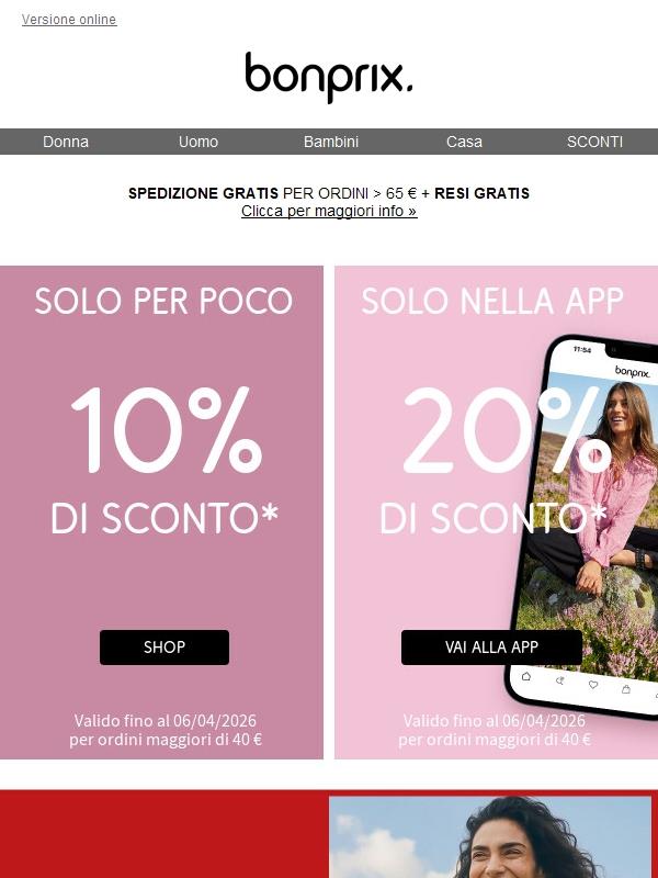 Sorpresa di Pasqua: -20% nella App 🐣
