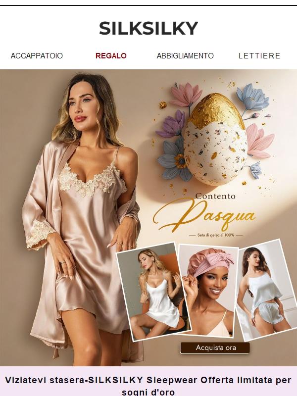 Mattina di Pasqua, in Seta