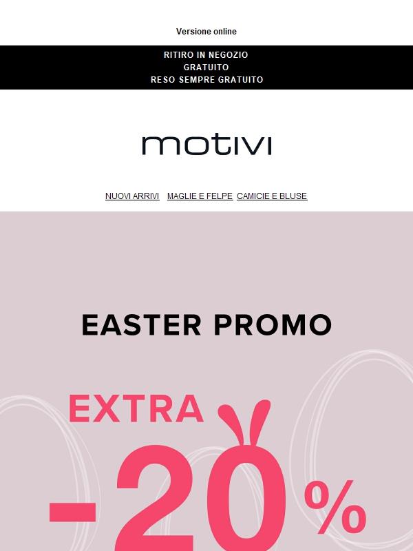 Easter Promo | EXTRA -20% su tutto