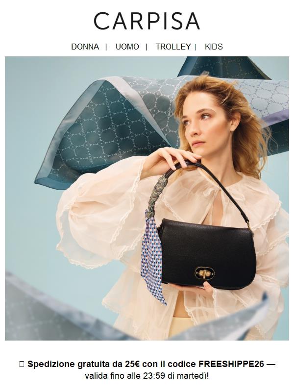 🚚 Spedizione gratuita + -20% sul secondo articolo SS26!