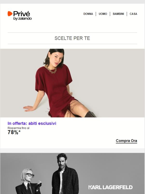 Pinko, Reebok, KARL LAGERFELD & tante altre eccezionali offerte