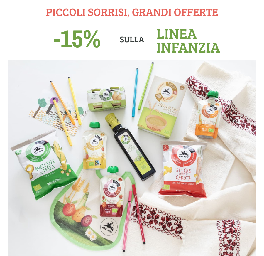 -15% su tutta la linea infanzia