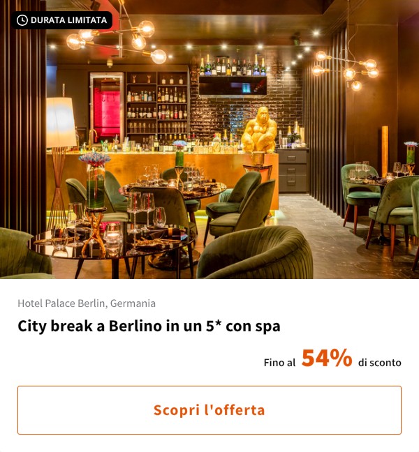 City break a Berlino in un 5* con spa