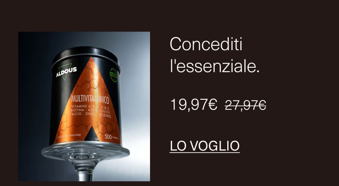 Multivitaminico: Concediti l'essenziale.