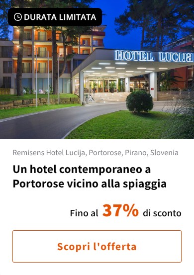 Un hotel contemporaneo a Portorose vicino alla spiaggia