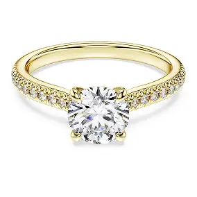 Anello solitario Eternity