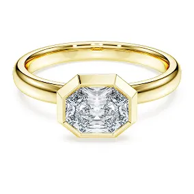 Anello con castone Octagon