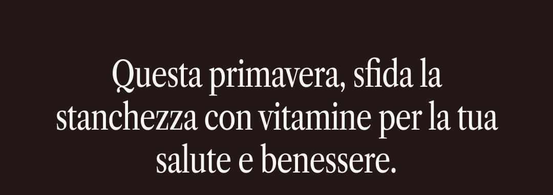 Settimana delle Vitamine. Tutte le vitamine fino al -30% di sconto.