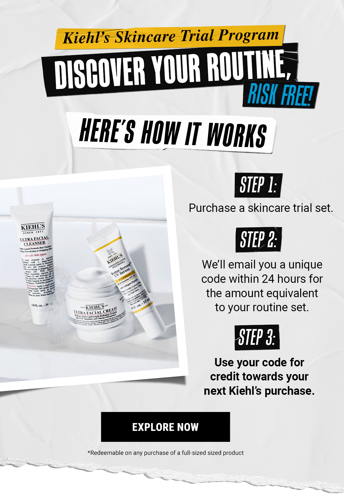 Kiehl's Skincare Trial Program