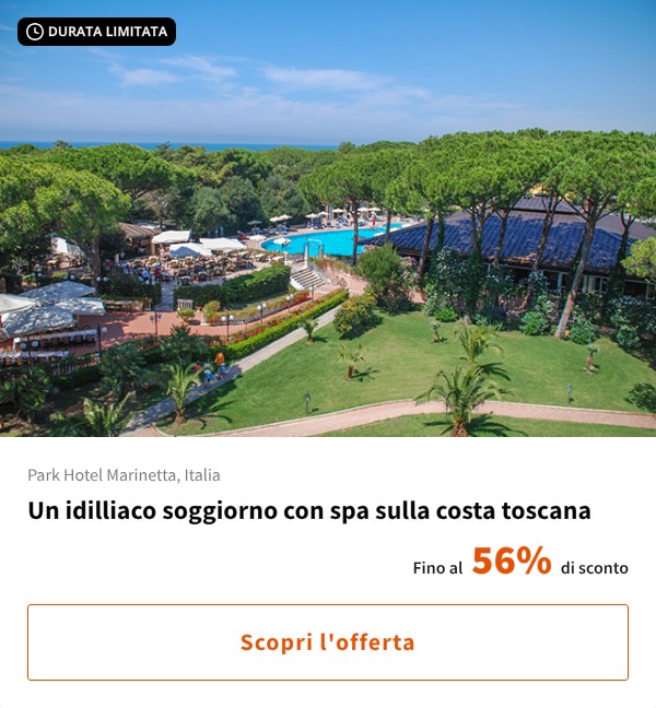 Un idilliaco soggiorno con spa sulla costa toscana