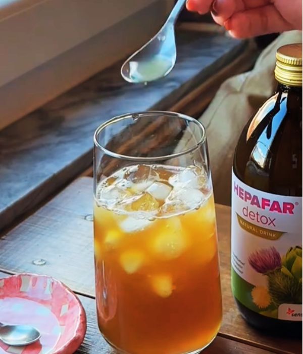 Hausgemachter leckerer Detox-Drink