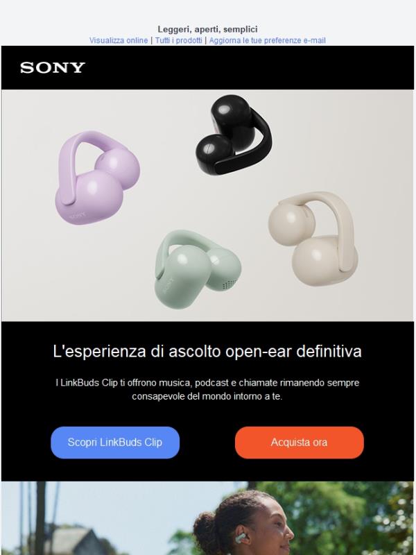 LinkBuds Clip: apriti alla vita