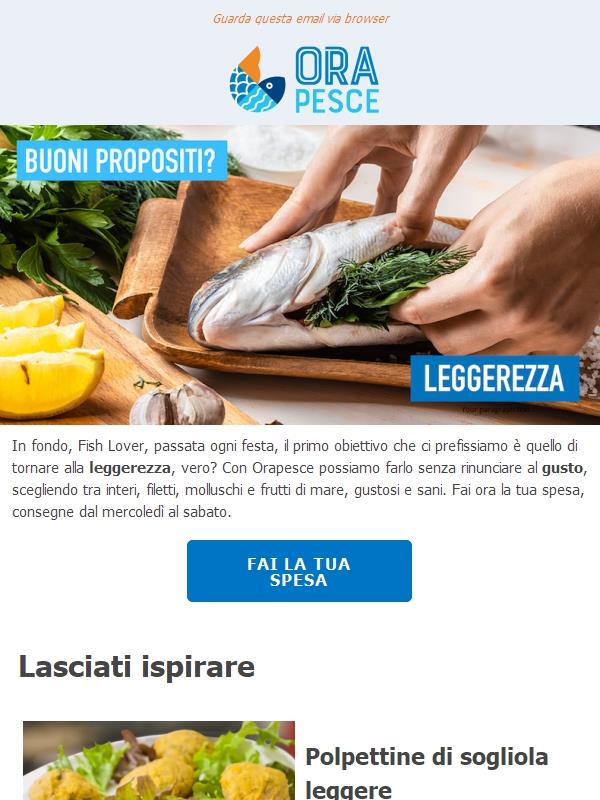 Buoni propositi, Fish Lover? Scegli Orapesce