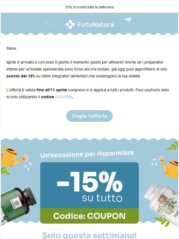 Ecco la tua occasione per risparmiare 🛍️