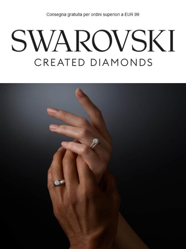La selezione per gli sposi: Swarovski Created Diamonds​