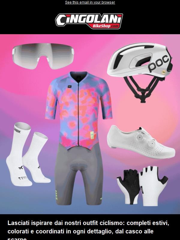 Scopri i nostri OUTFIT CICLISMO 🌸