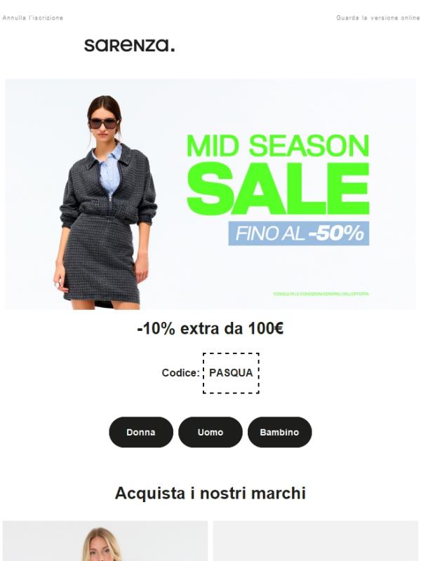 Levi's, Geox, Tommy Hilfiger... fino al -50%