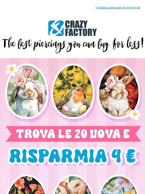 🐰🐣 Buona Pasqua! Oggi è l'ultima occasione per trovare le nostre uova di Pasqua e risparmiare 4 €,