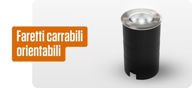 Faretti Carrabili Orientabili