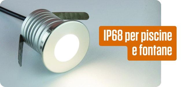 IP68 per piscine e fontane