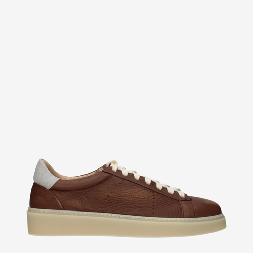 Eleventy Sneakers Men Leather Brown