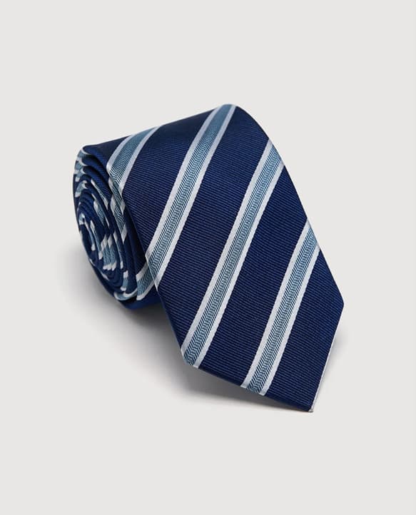 Cravatta in seta a fantasia