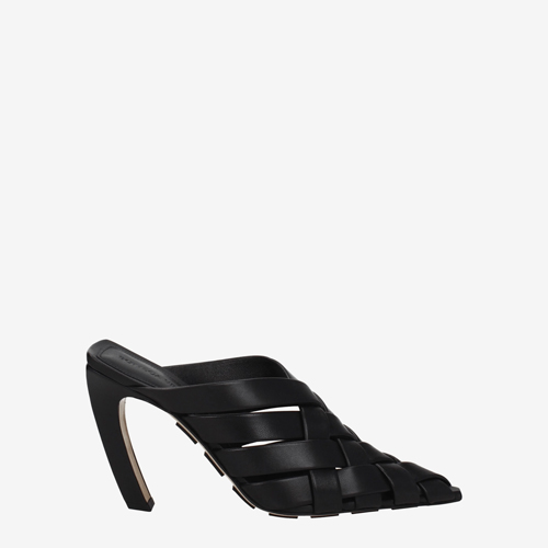 Bottega Veneta Sandals Women Leather Black